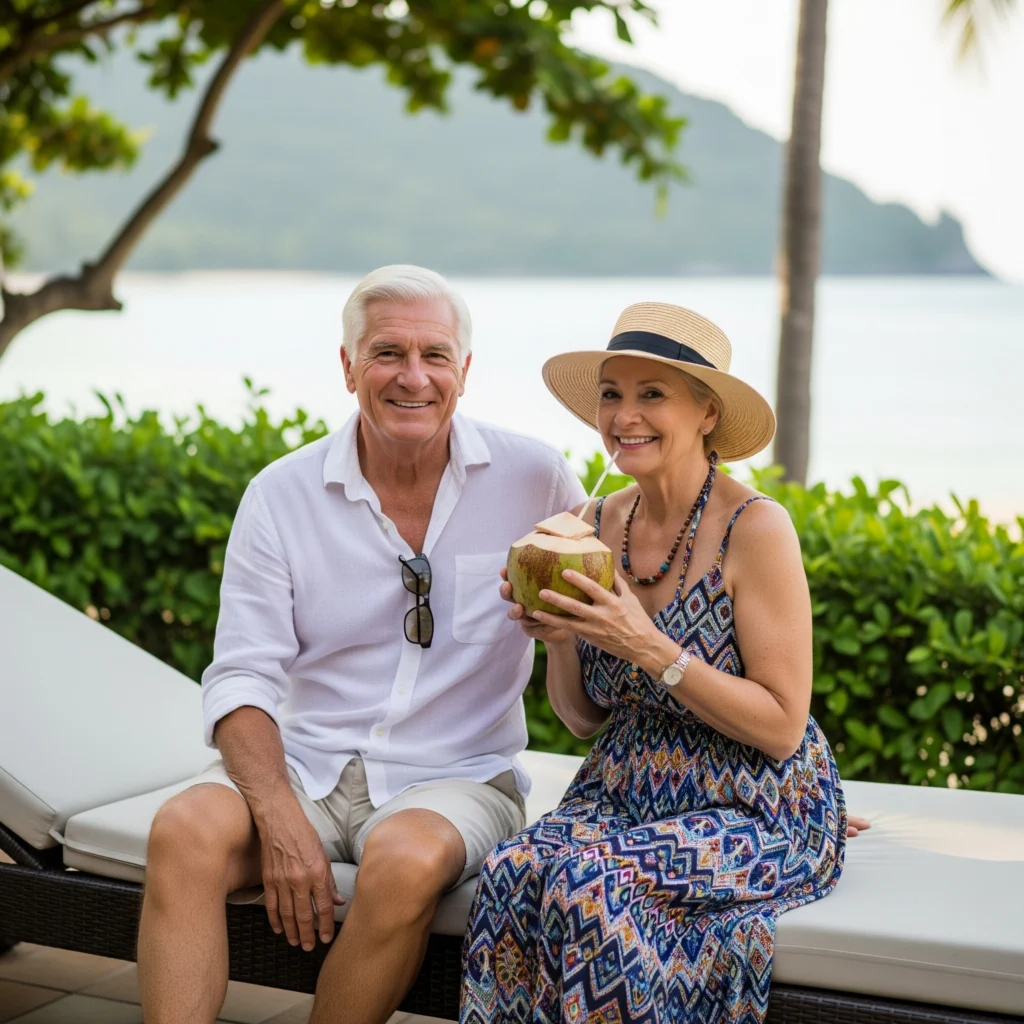 Foreign pensioners enjoying retirement lifestyle in Thailand