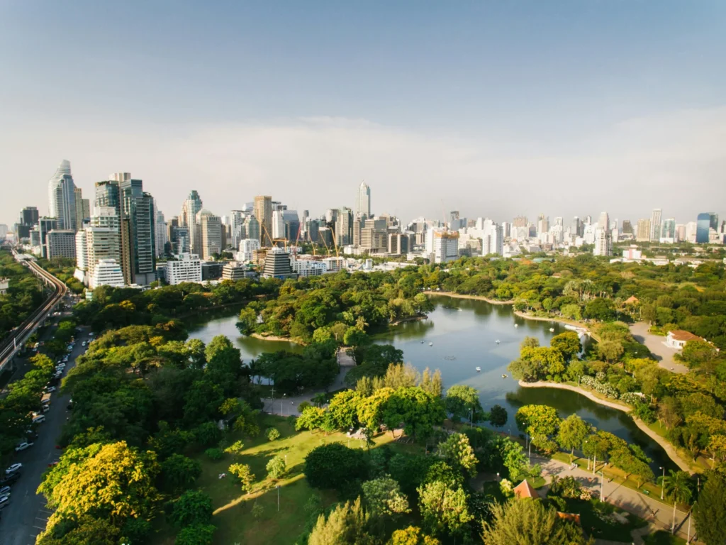 Bangkok city skyline representing business opportunities for BOI companies in Thailand